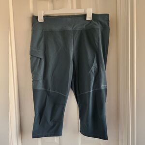 Bergans of Norway Womens Hiking Leggings Fløyen V2 3/4 Pants Size L
